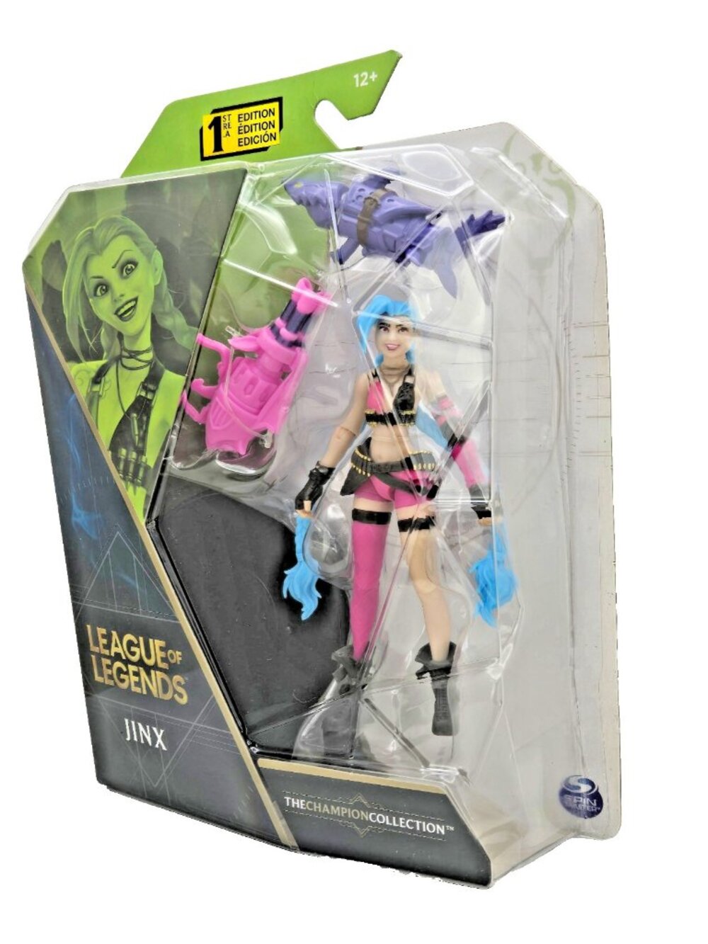 League of Legends Jinx Figure Spin Master Arcane Champion Collectible Toy New